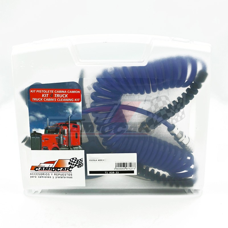 Pistola de aire con serpentín para cabinas de camiones Scania - Limpieza eficiente