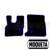 Mercedes Actros MP4 Alfombrillas Negras y Azules - Set de 2 Piezas