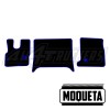 Daf XF 106 Cubremotor y alfombrillas planas negras y azules