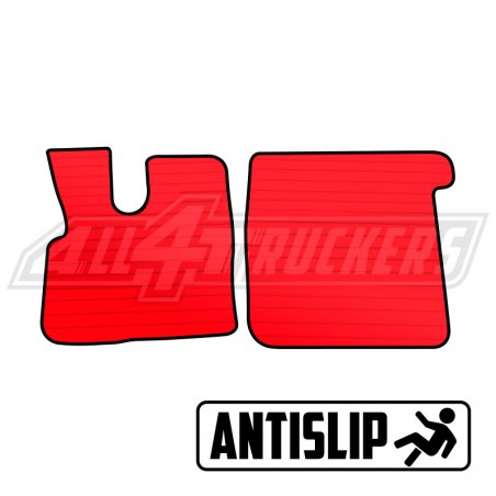 Alfombrillas Antideslizantes Rojas para DAF XF 106: Estilo y Funcionalidad
