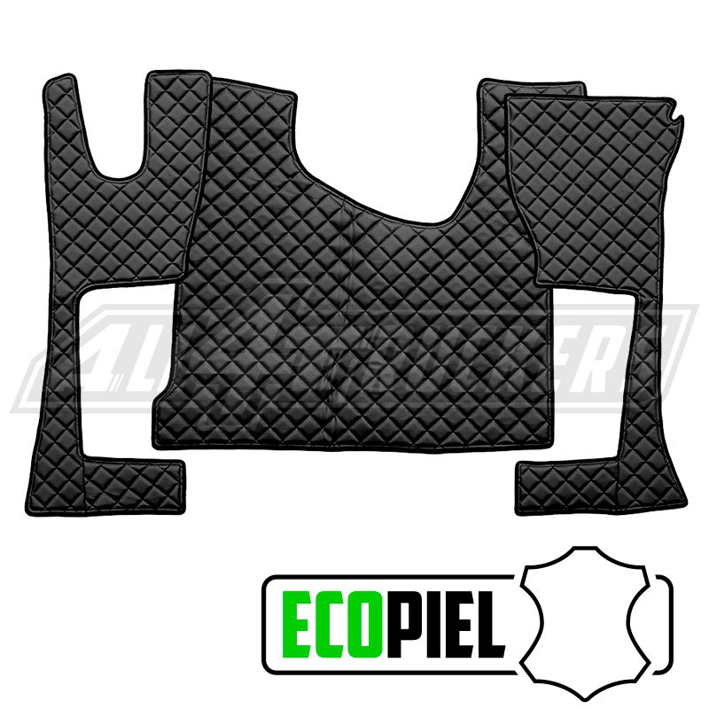 Mercedes Actros MP4 Cubremotor y alfombrillas Ecopiel negra