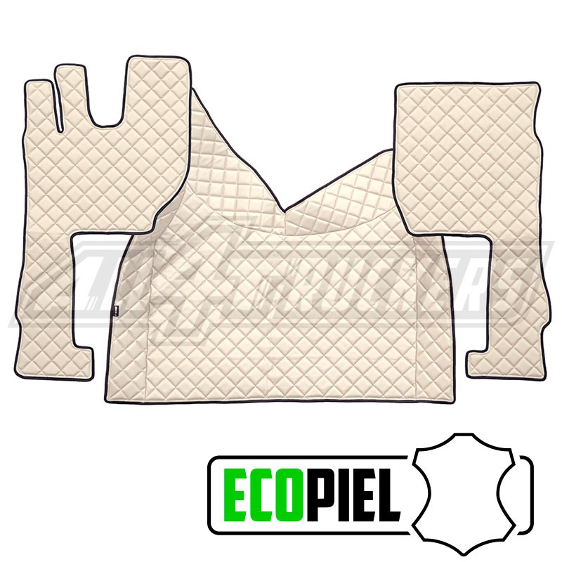 Volvo FH (2013+) Set Cubremotor y Alfombrillas Ecopiel Beige