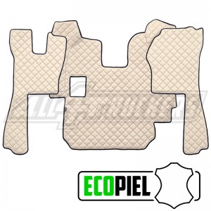 Scania R (2009-2013) Cubremotor y alfombrillas Ecopiel beige