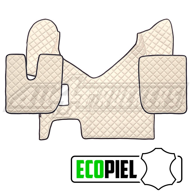 Iveco Hi-Way Cubremotor y alfombrillas Ecopiel beige