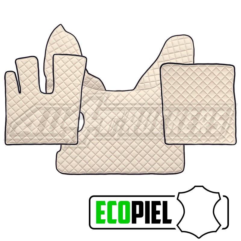 Daf XF 106 Cubremotor y alfombrillas Ecopiel beige