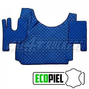 Renault Magnum Cubremotor y alfombrillas Ecopiel azul
