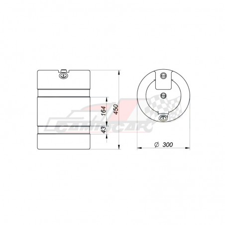 Bidón de plástico 30L
