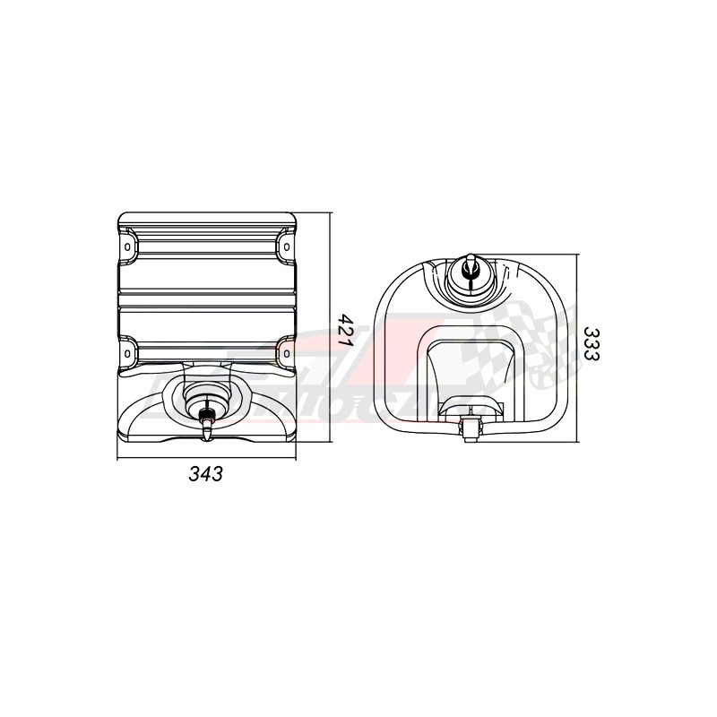 Bidón de Plástico 30L con Grifo - Almacenamiento de Agua Seguro