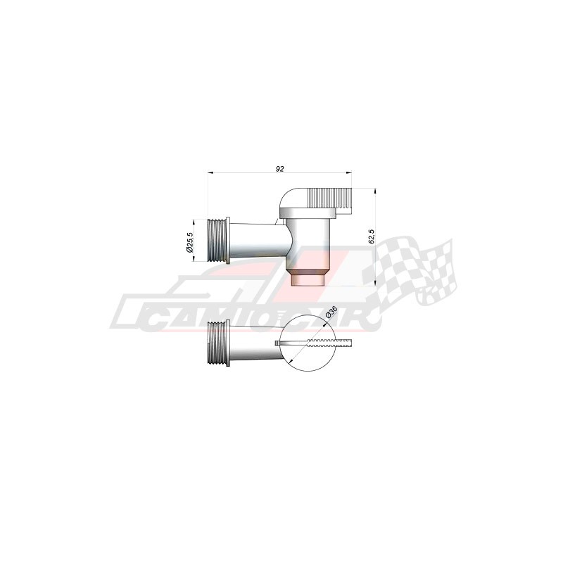 Grifo de Plástico Blanco para Bidón - Dispensador de Agua Eficiente