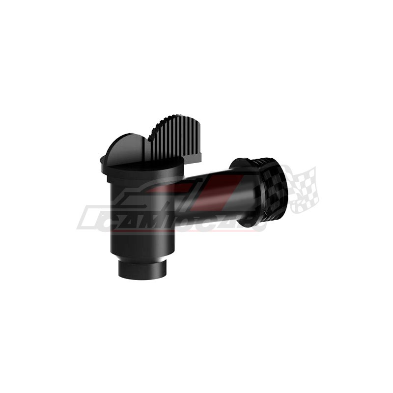 Grifo de plástico negro para bidón