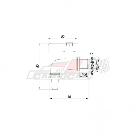 Grifo de acero inoxidable para bidón