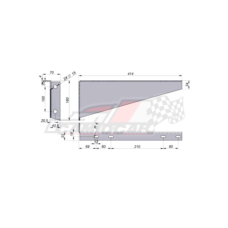 Kit soporte bidón 50 litros