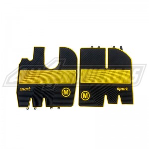 Man TGX Alfombrillas PVC amarillas