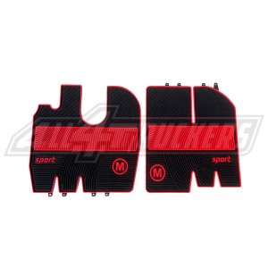 Man TGX Alfombrillas PVC rojas