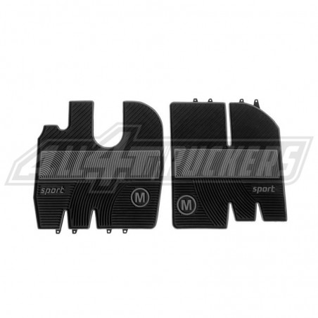 Alfombrillas PVC negras para Scania R - Set de 2 unidades