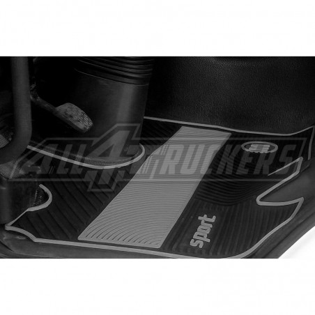 Alfombrillas PVC negras para Scania R - Set de 2 unidades