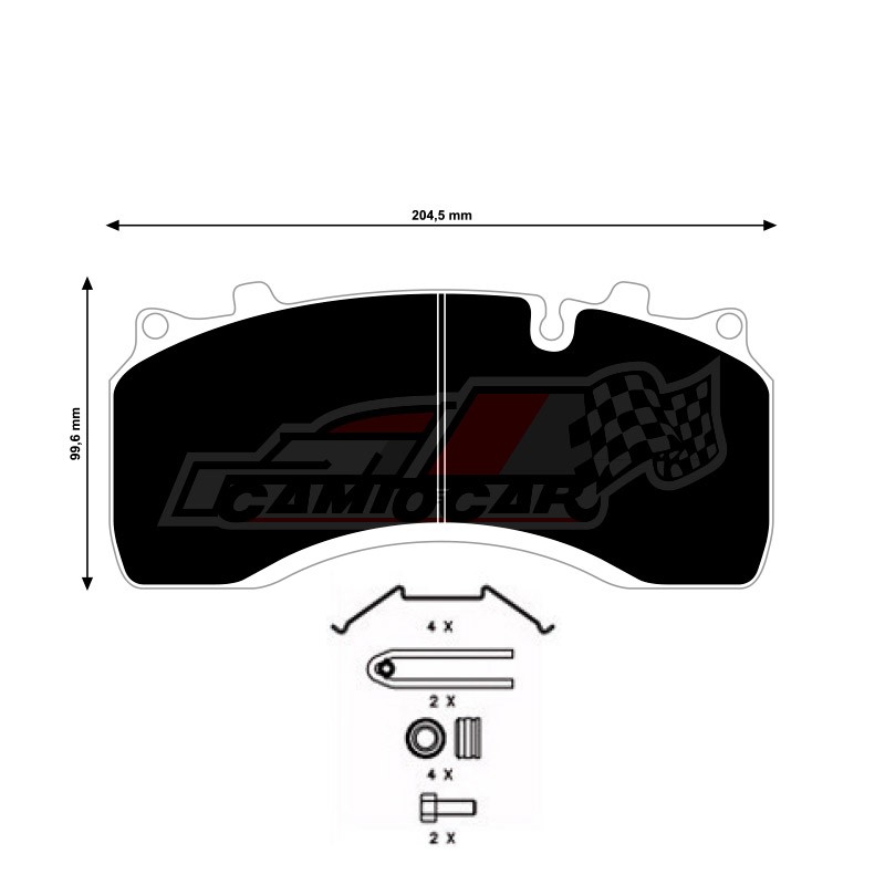 Pastillas de Freno para Renault Midlum - Truckline 29142