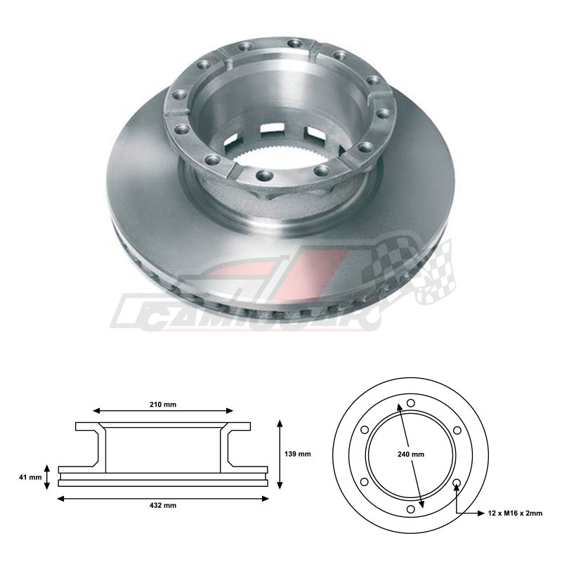 Disco de Freno Iveco Truckline - Rendimiento y Seguridad