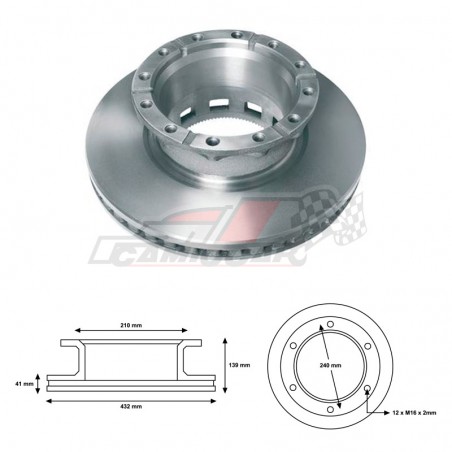 Disco de Freno Iveco Truckline - Rendimiento y Seguridad