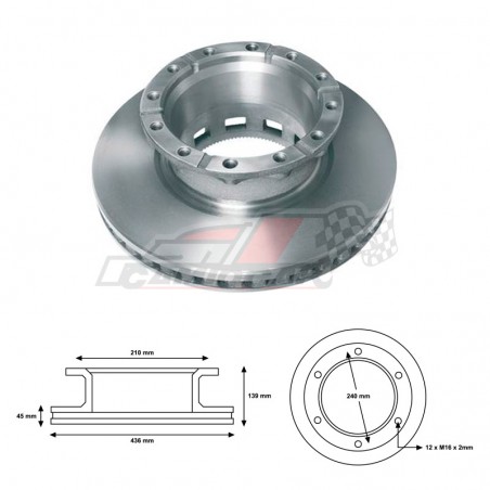 Disco de Freno Iveco Truckline - Rendimiento y Seguridad