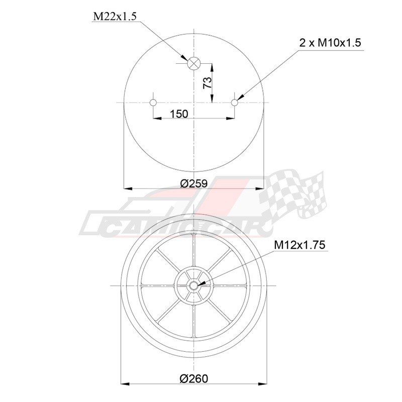 Suspensión neumática remolque Granning