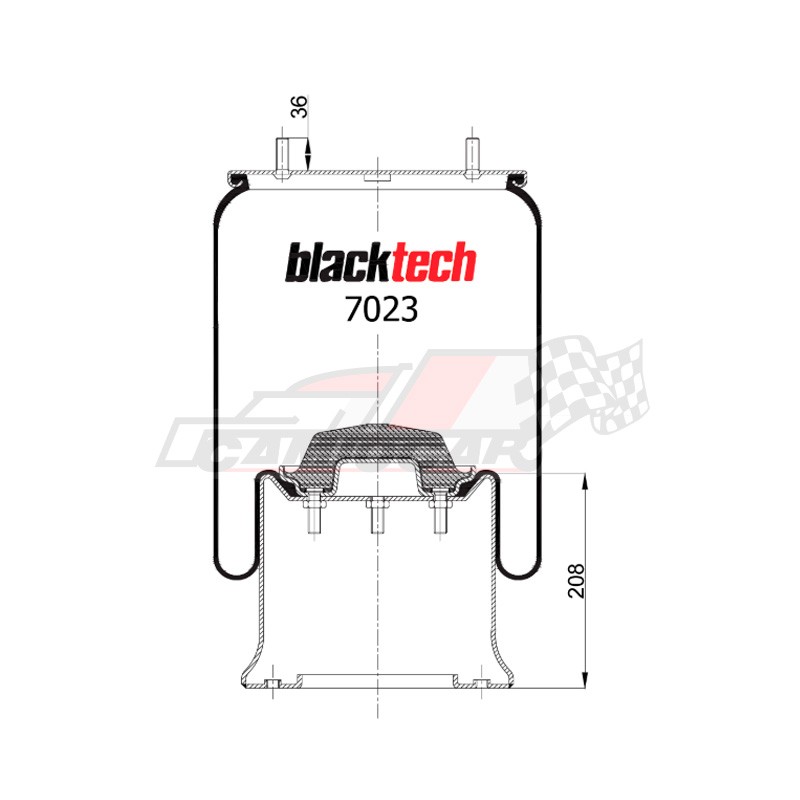 Suspensión Neumática para Remolque Granning - Blacktech | Camiocar