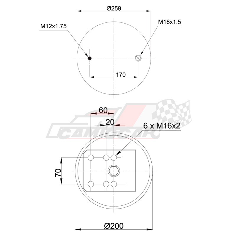 Suspensión neumática remolque BPW