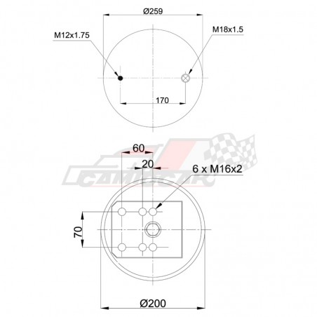 Suspensión neumática remolque BPW