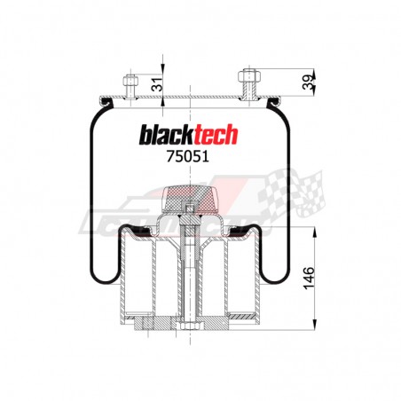 Suspensión neumática remolque BPW
