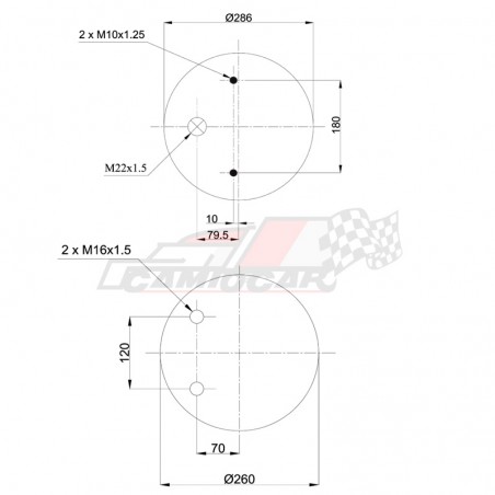 Suspensión neumática remolque CARDI
