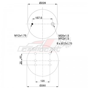 Suspensión neumática remolque FRUEHAUF 2