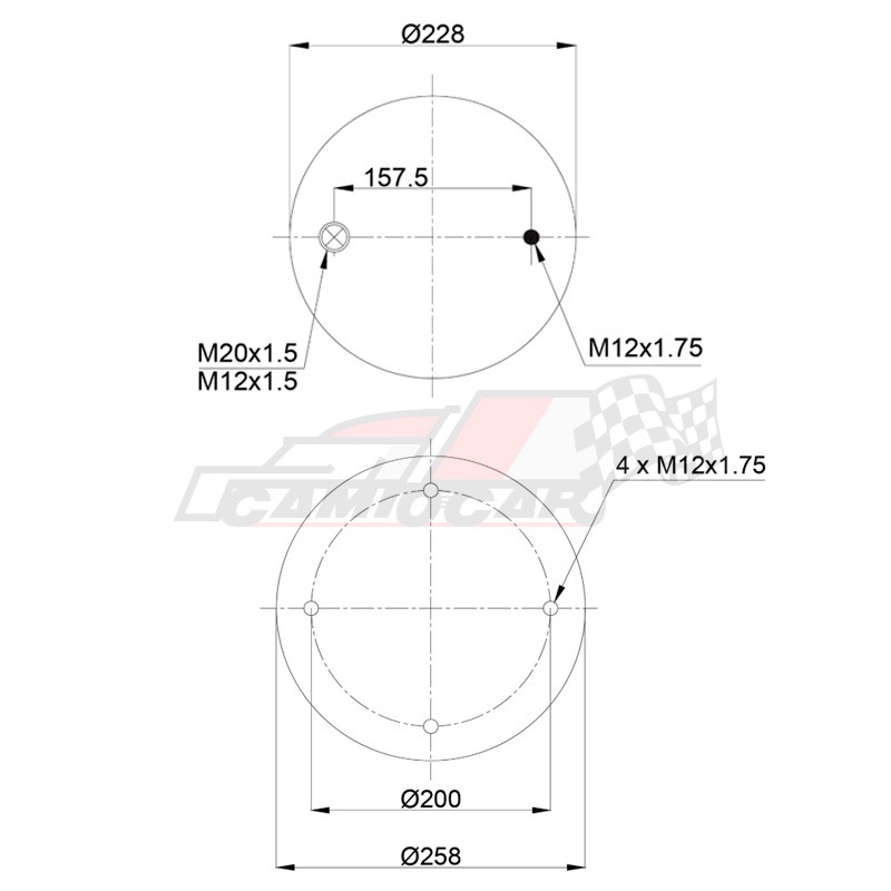 Suspensión neumática remolque Granning, Samro