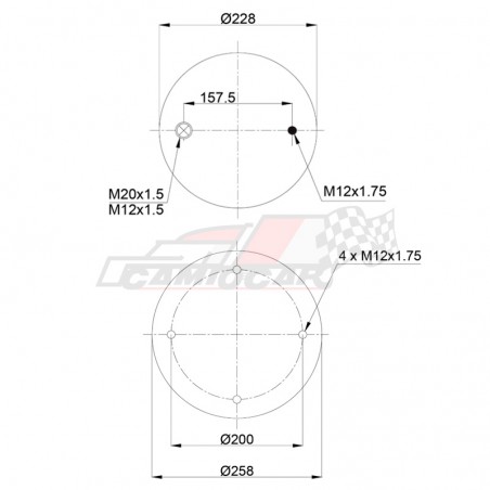 Suspensión neumática remolque Granning, Samro