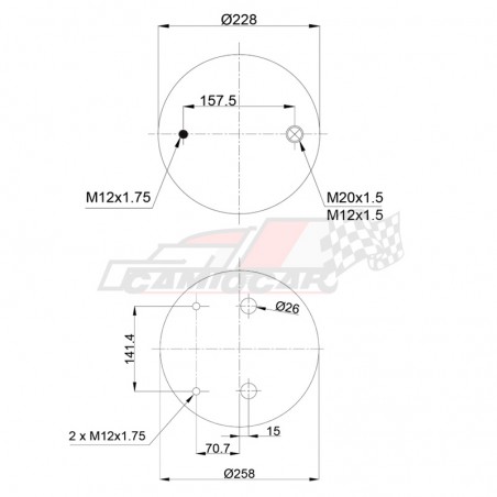 Suspensión neumática remolque SMB Fruehauf, Granning