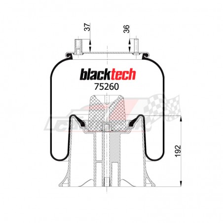 Suspensión Neumática Blacktech para Ejes BPW