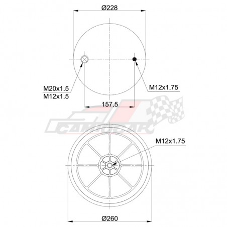 Suspensión Neumática Blacktech para Ejes BPW