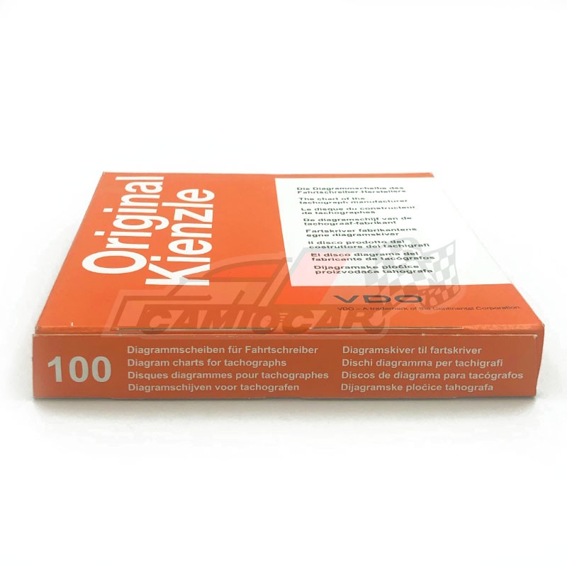 Discos de Tacógrafo EC 4B 125 mm - Paquete de 100 Unidades