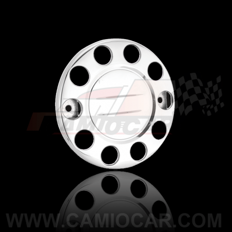 Tapacubo Delantero Plano 22.5" - Acero Inoxidable Pulido