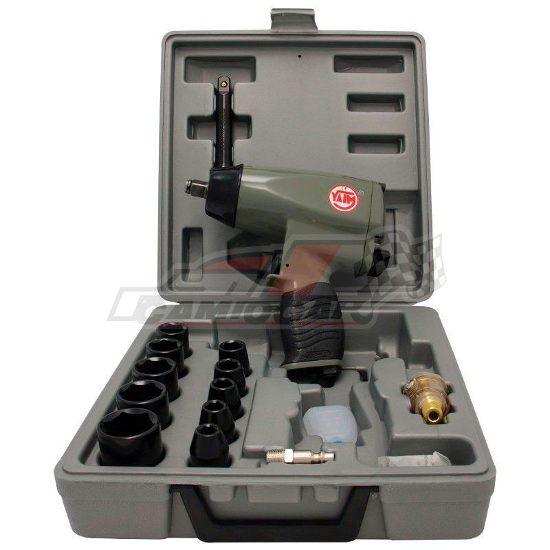 Kit llave de impacto YAH15 de 1/2"