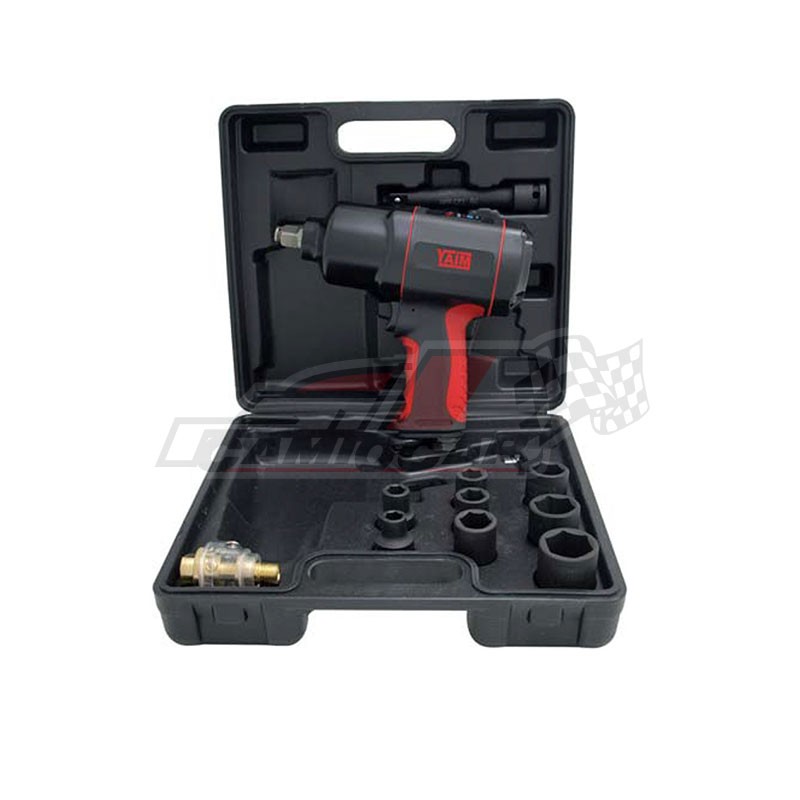 Kit llave de impacto YAH125 de 1/2"
