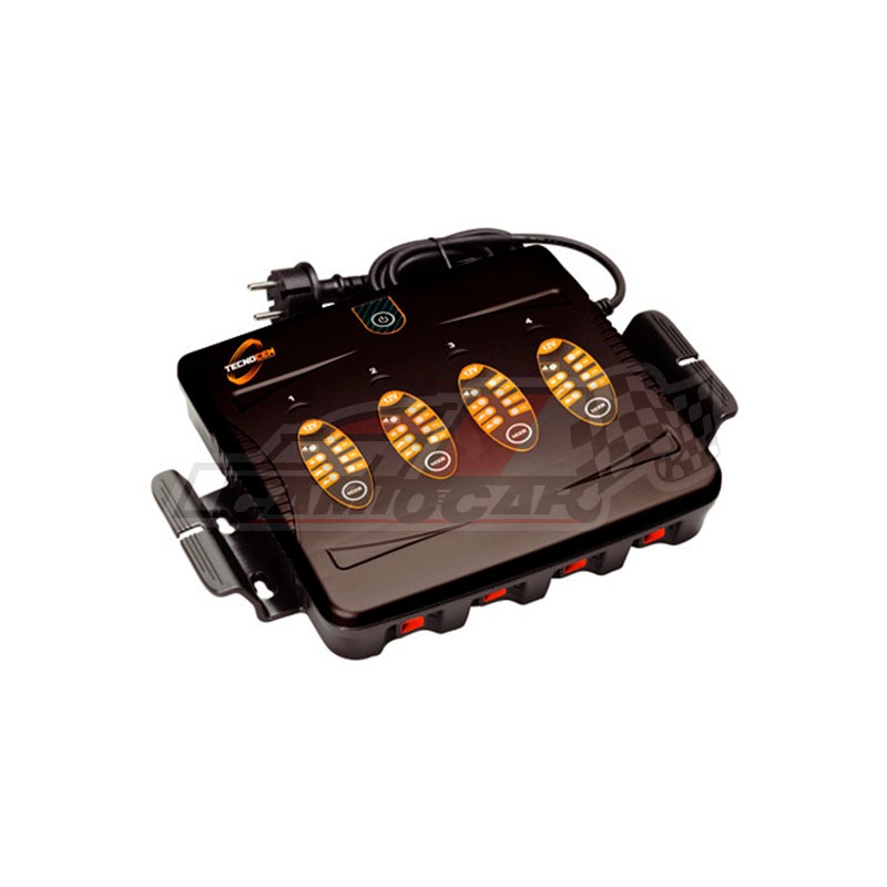Cargador inteligente 12v de 4 baterías