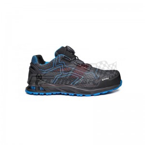 Calzado de Seguridad Base K-Trek S1P HRO SRC Negro/Rojo - Protección y Diseño Deportivo