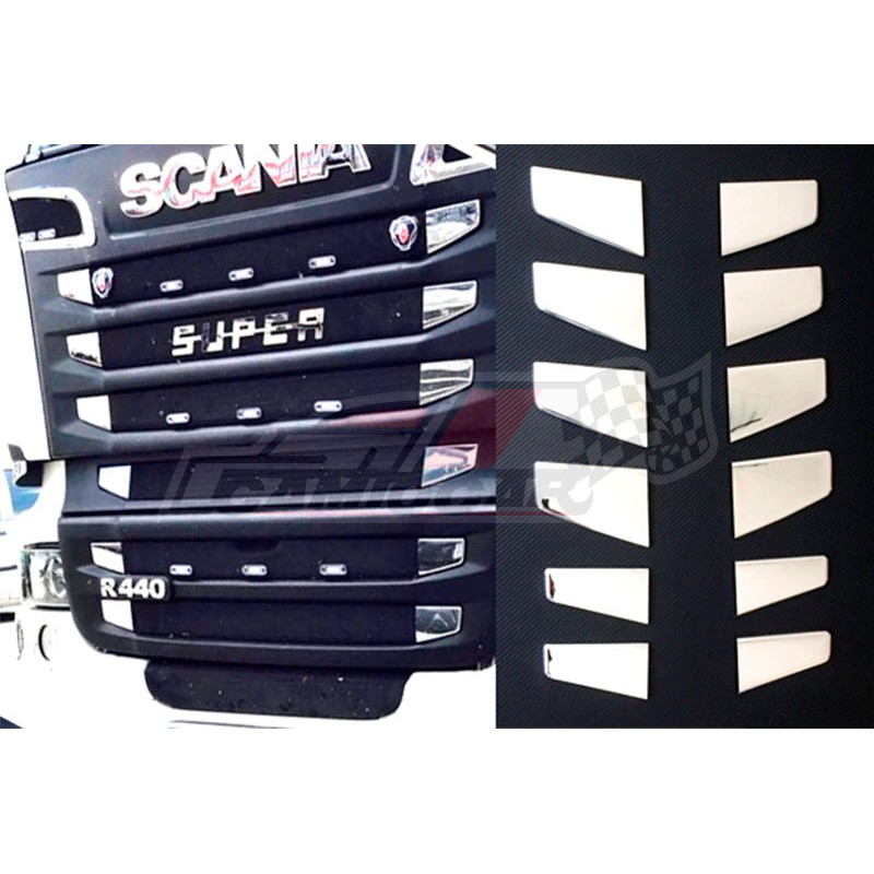 Laterales Calandra Scania R400 - R440 embellecedor