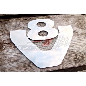 Logo V8 Universal Embellecedor