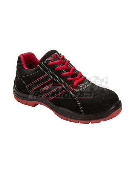 Calzado de Seguridad Jhayber Goal 2.0 S1P SRC Rojo/Negro - Diseño Deportivo y Protección