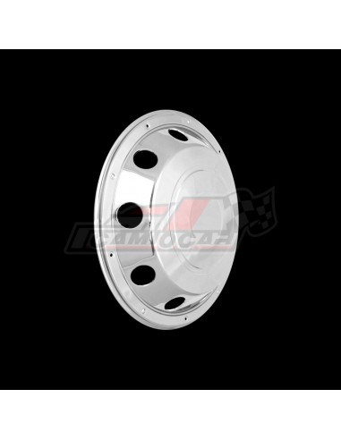Juego de Tapacubos Delanteros de 22,5" en Acero Inoxidable para Camión