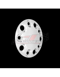 Tapacubo Delantero Plano de 22,5" en Acero Inoxidable para Camión