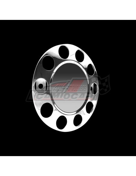Tapacubo Delantero All4Truckers de 22,5" con 10 Agujeros en Acero Inoxidable para Camión