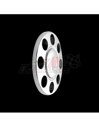 Tapacubo Delantero Cerrado de 19,5" en Acero Inoxidable para Camión