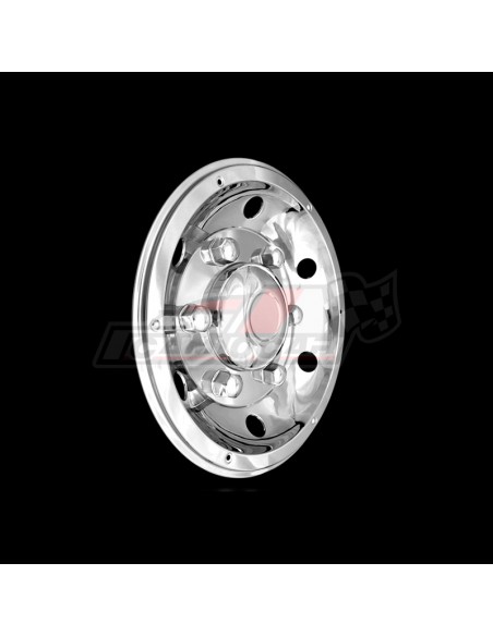 Juego de Tapacubos Traseros de 17,5" en Acero Inoxidable para Camión